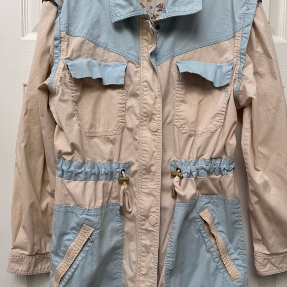Anthropologie Colorblocked Utility Jacket, size Medium - Picture 3 of 10